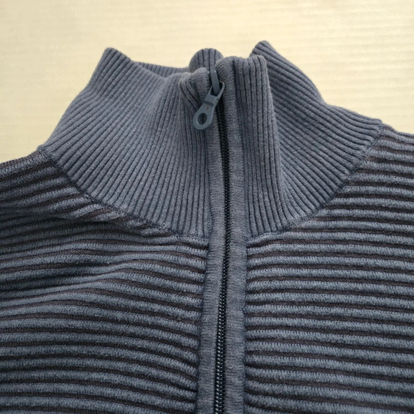 NAVY BLUE OFFLINE BY AERIE HOME STRETCH QUARTER ZIP SWEATER SIZE XS - Picture 4 of 10